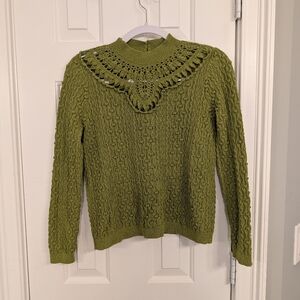 Sezane Alessandro Jumper Green - Size M